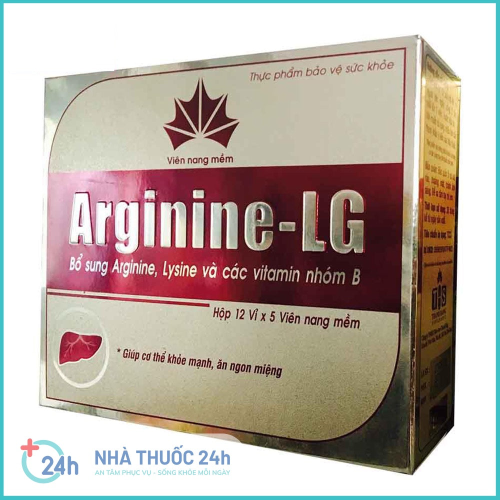 02 Boxes - Arginine - LG Bổ sung Arginine, các vitamin, mát gan, giải độc gan, tăng cường chức năng gan hộp 60 viên ngochuyenpharma