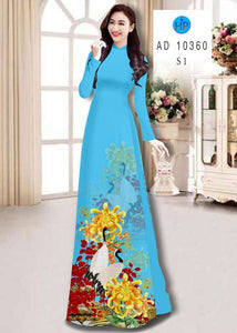 01 Set - Ao Dai - Traditional Vietnamese Long Dress Collections with Pants - Silk 3D - All Size