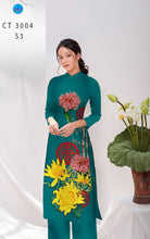 Load image into Gallery viewer, 01 Set - Ao Dai - Traditional Vietnamese Long Dress Collections with Pants - Silk 3D - All Size
