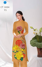 Load image into Gallery viewer, 01 Set - Ao Dai - Traditional Vietnamese Long Dress Collections with Pants - Silk 3D - All Size
