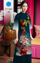 Load image into Gallery viewer, 01 Set - Ao Dai - Traditional Vietnamese Long Dress Collections with Pants - Silk 3D - All Size
