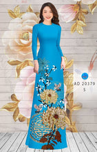 Load image into Gallery viewer, 01 Set - Ao Dai - Traditional Vietnamese Long Dress Collections with Pants - Silk 3D - All Size
