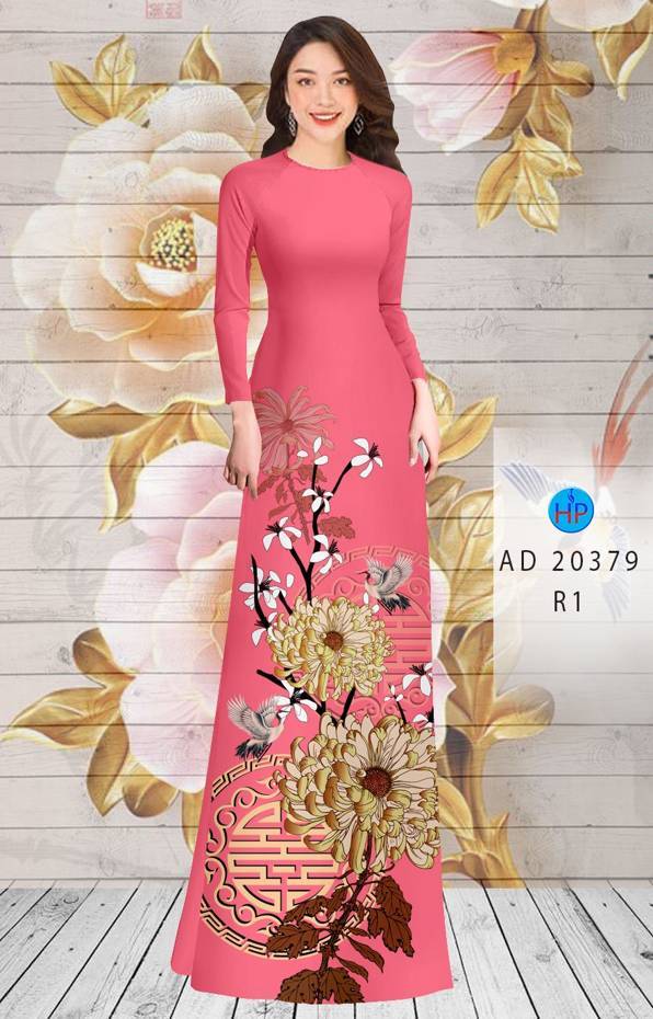 01 Set - Ao Dai - Traditional Vietnamese Long Dress Collections with Pants - Silk 3D - All Size