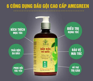 Dầu Gội Vỏ Bưởi AmeGreen 600ml - Made in Vietnam