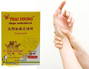 02 Boxes *24ml - DẦU GỪNG THÁI DƯƠNG - Oil Ginger Thai Duong