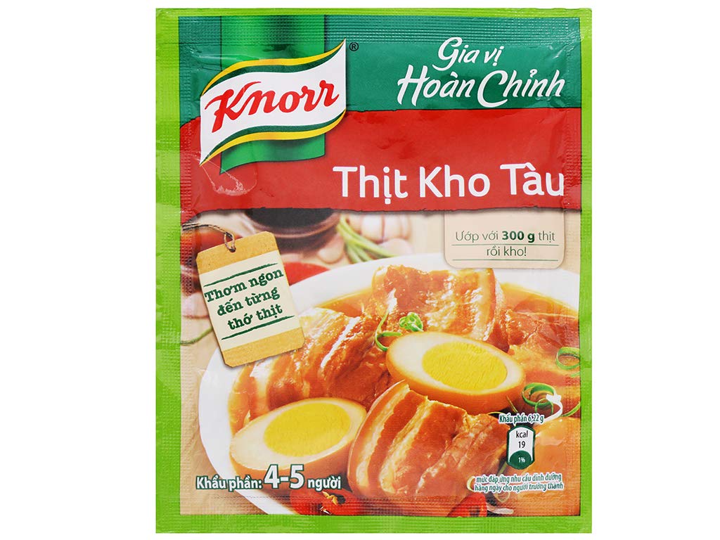 10 packages - Gia Vi Hoan Chinh Knorr - Gia vị Hoàn Chỉnh Knorr Thịt Kho Tàu 28g