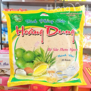 02 Packs *Bánh phồng sữa mè Hoàng Dung 380g/Pack