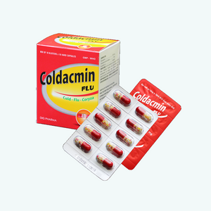 02 Box - Thuốc Coldacmin Flu Trị Cảm, Sốt, Sổ Mũi- DHG