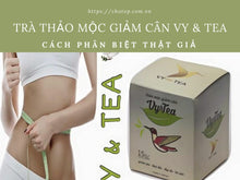 Load image into Gallery viewer, 02 Box Use 30days - Vy &amp; Tea Weight Loss Herbs - The Smart Choice For Perfect Physique! Tra giam Can Vy Tea - HAVYCO
