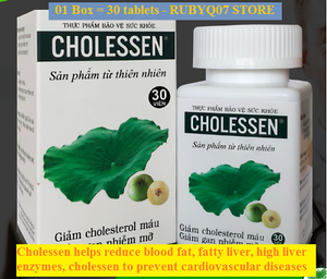 01 Box - Cholessen helps reduce blood fat, fatty liver, high liver enzymes